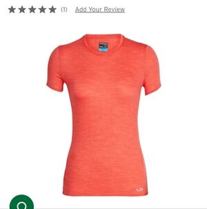 Icebreaker Merino Cool-Lite Amplify Short Sleeve Crewe [M]